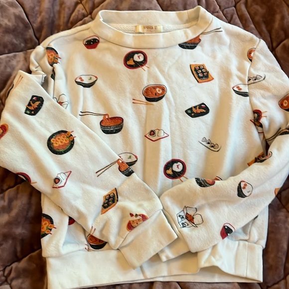 Forever 21 Girls Sushi and Ramen Sweatshirt 🍱 - Picture 1 of 5